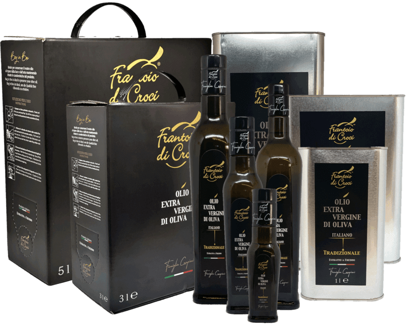Olio Extra Vergine d'oliva fatto in Toscana